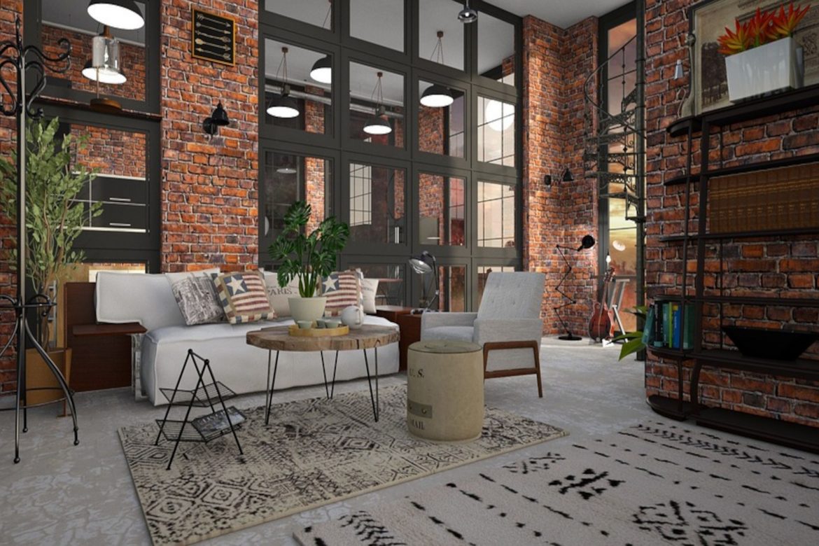 Styl industrialny we wnętrzu